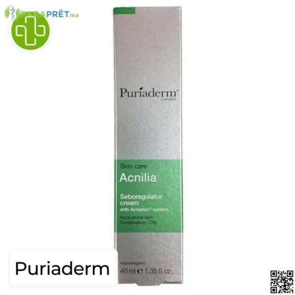 PURIADERM ACNILIA CREME SEBOREGULATRICE 40ML - ACM