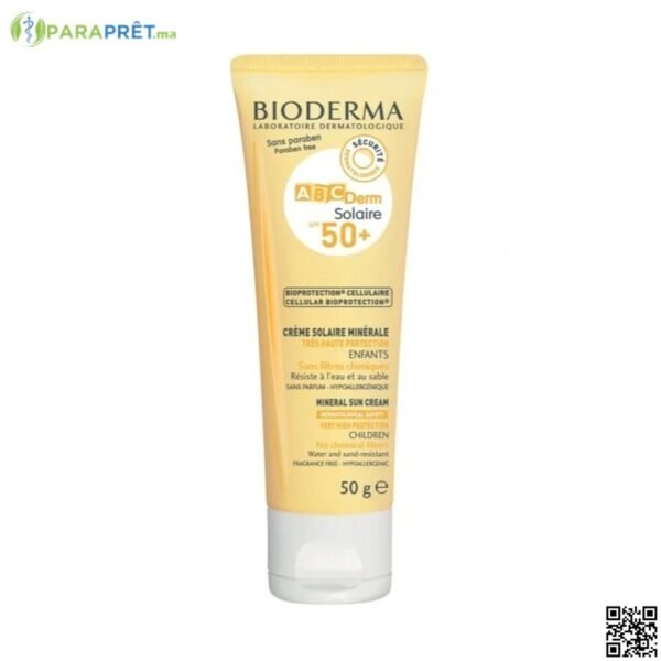 BIODERMA ABC DERM CREME SOLAIRE MINERALE 50+ 50G - BIODERMA A