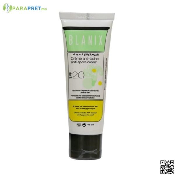 BLANIX CREME ANTI TACHE SPF 20 40ML - BLANIX