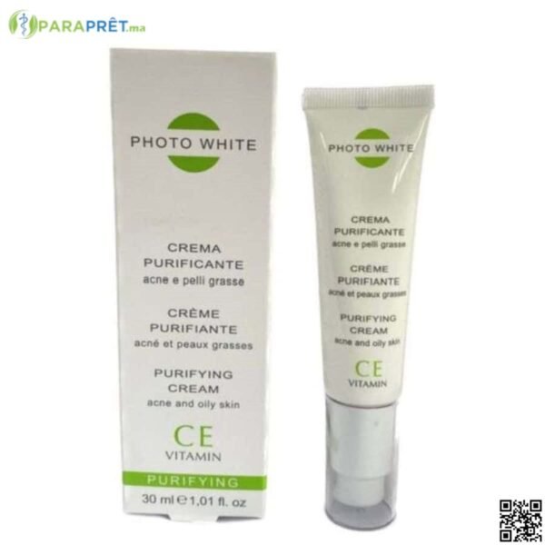 M&D PHOTOWHITE CREME PURIFIANTE ACNE 30ML - CAPIDERMA