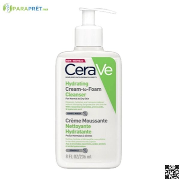 CERAVE CREME MOUSSANTE HYDRATANTE PX.NS 236ML - CERAVE