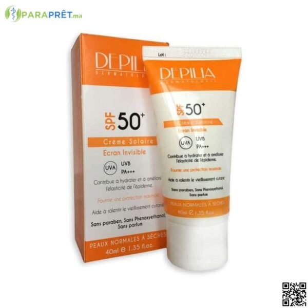 DEPILIA ECRAN CREME INVISIBLE 50+ 50ML - DEPILIA