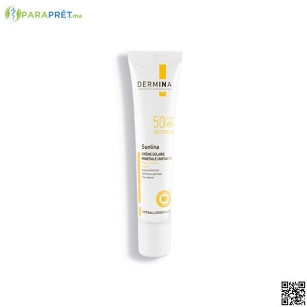 DERMINA SUNLINA CREME MINERALE  SPF50 40ML - DERMINA