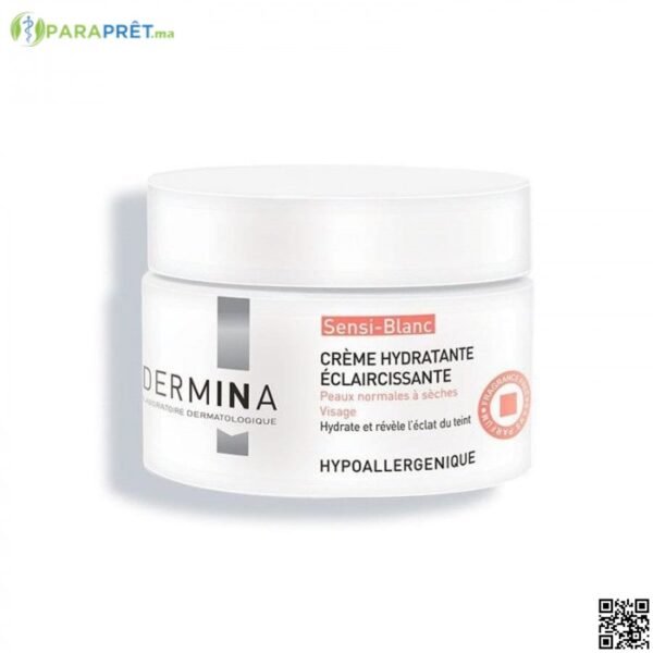 DERMINA SENSIBLANC CREME HYDRA ECLAIRCISSANTE 50M - DERMINA