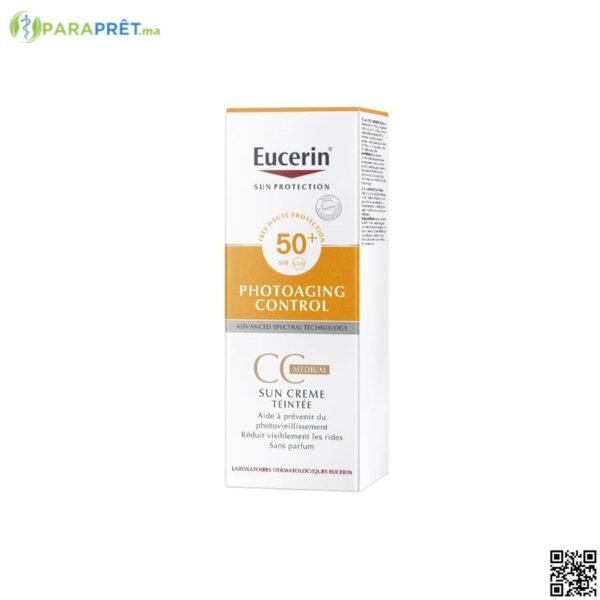 EUCERIN ECRAN SUN CREME VISAGE TEINTE CC MEDUIM 50 - EUCERIN