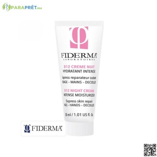FIDERMA B12 CREME NUIT HYDRATANT INTENSE 30ML - FIDERMA