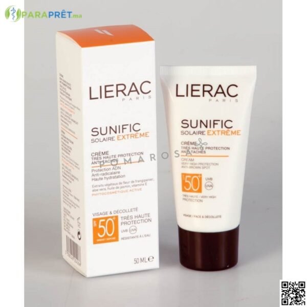 LIERAC SUNIFIC CREME ANTI-TACHES SPF 50+ (50ML) - LIERAC