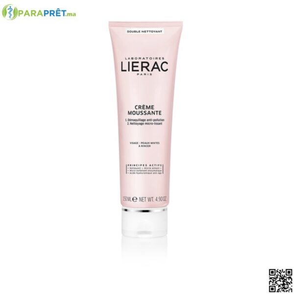 LIERAC DEMAQUILLANT CREME MOUSSANTE 150ML - LIERAC