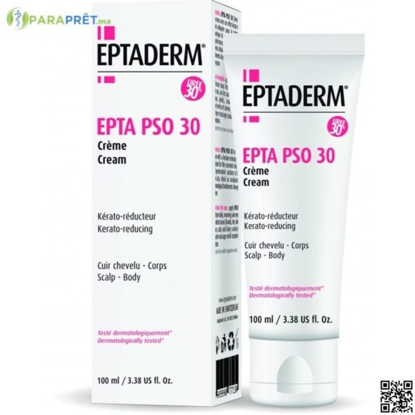 EPTADERM EPTA PSO 30 CREME CUIRE CHEVELU-CORPS 10 - MEDCEUTIC