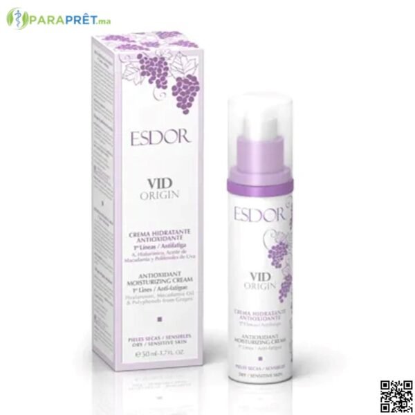 ESDOR VID ORIGIN CREME HYDRATANTE ANTIOXIDANTE 50 - MUSSVITAL