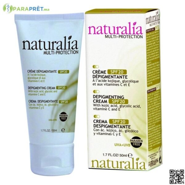 NATURALIA CREME DEPIGMENTANTE SPF20 50ML - NATURALIA