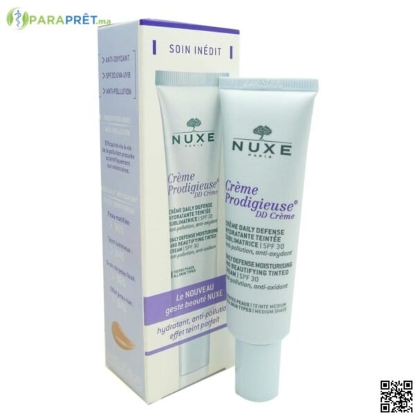 NUXE CREME PRODIGIEUSE DD TEINTE MEDIUM SPF30 30ML - NUXE