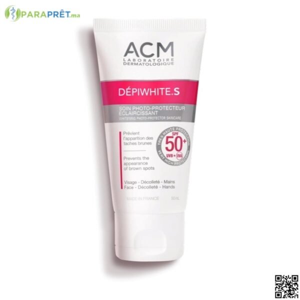 DEPIWHITE S ECRAN SOLAIRE SPF 50+ - ACM