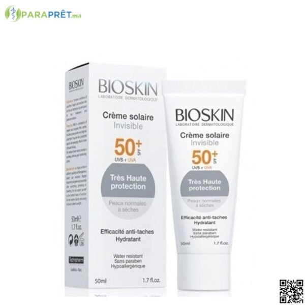 BIOSKIN ECRAN SOLAIRE INVISIBLE SPF 50+ 50ML - BIOSKIN