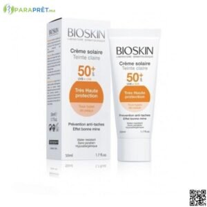 BIOSKIN ECRAN SOLAIRE TEINTE CLAIRE SPF 50+ 50ML - BIOSKIN
