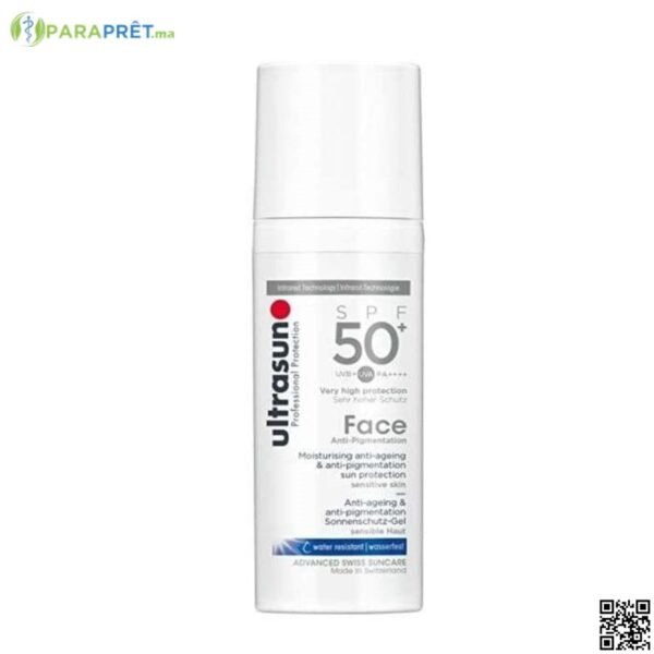 ULTRASUN ECRAN FACE 50+ ANTI-PIGMENTATION 50ML - EUBOSS