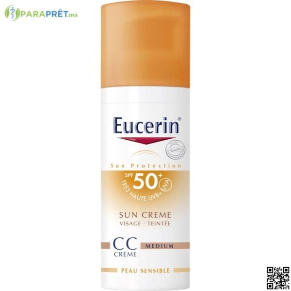 EUCERIN ECRAN SUN CREME VISAGE TEINTE CC MEDUIM 50 - EUCERIN