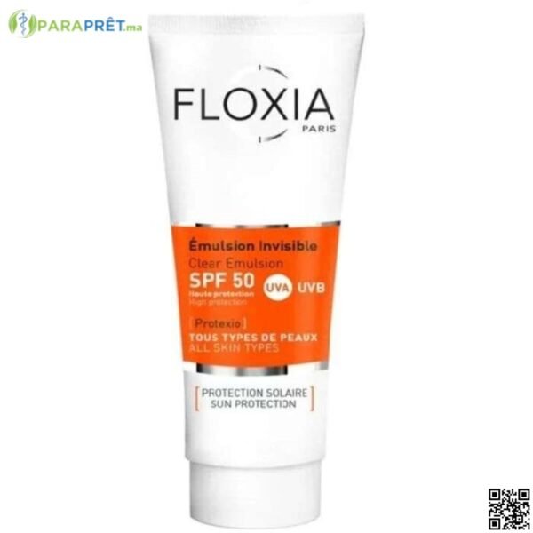 FLOXIA ECRAN EMULSION INVISIBLE SPF 50+ - FLOXIA