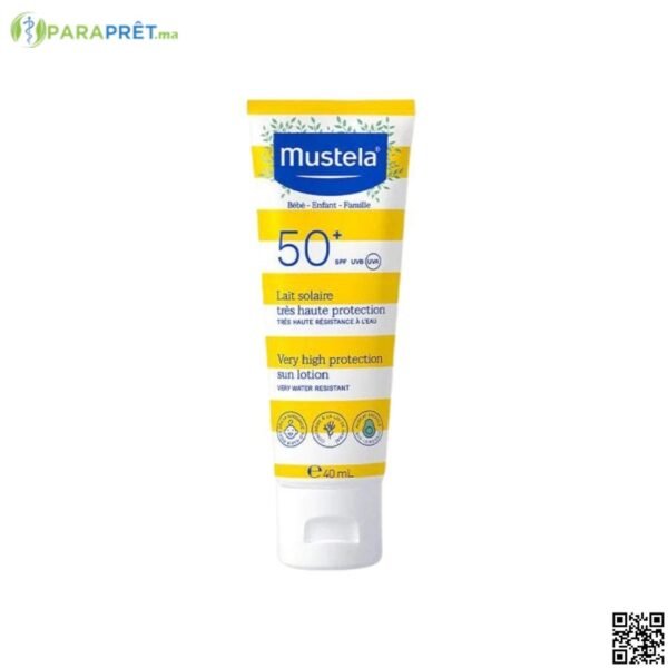 MUSTELA ECRAN LAIT SOLAIRE 50+ 40ML - MUSTELA